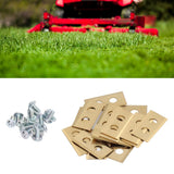 30PCS Lawn Mower Endurance Blade Set Stainless Steel Titanium Blades for Worx Landroid Robotic Lawn Mower