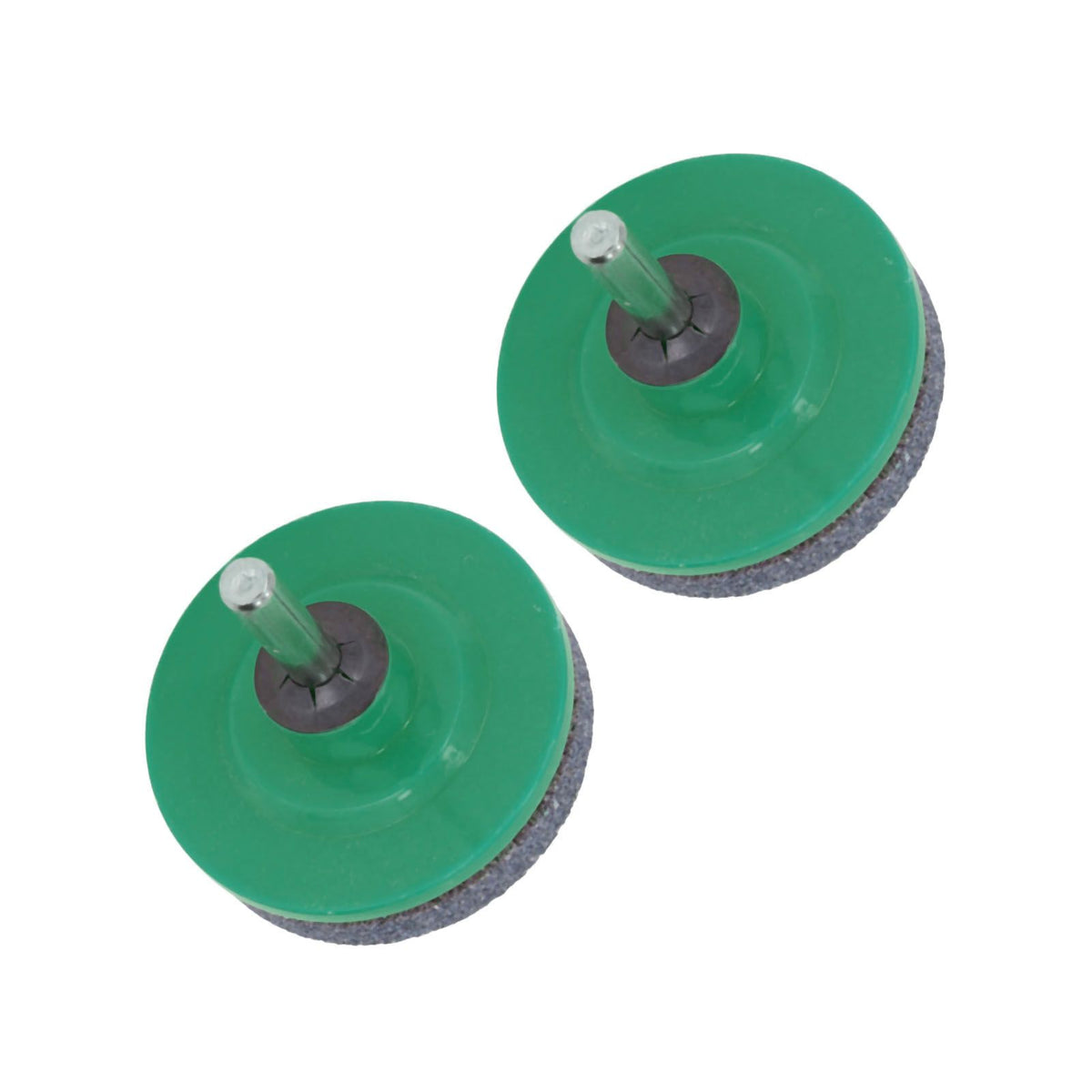2Pcs Lawn Mower Blade Sharpener Stainless Steel ABS Drill Blade Accessories for Garden Courtyard Green