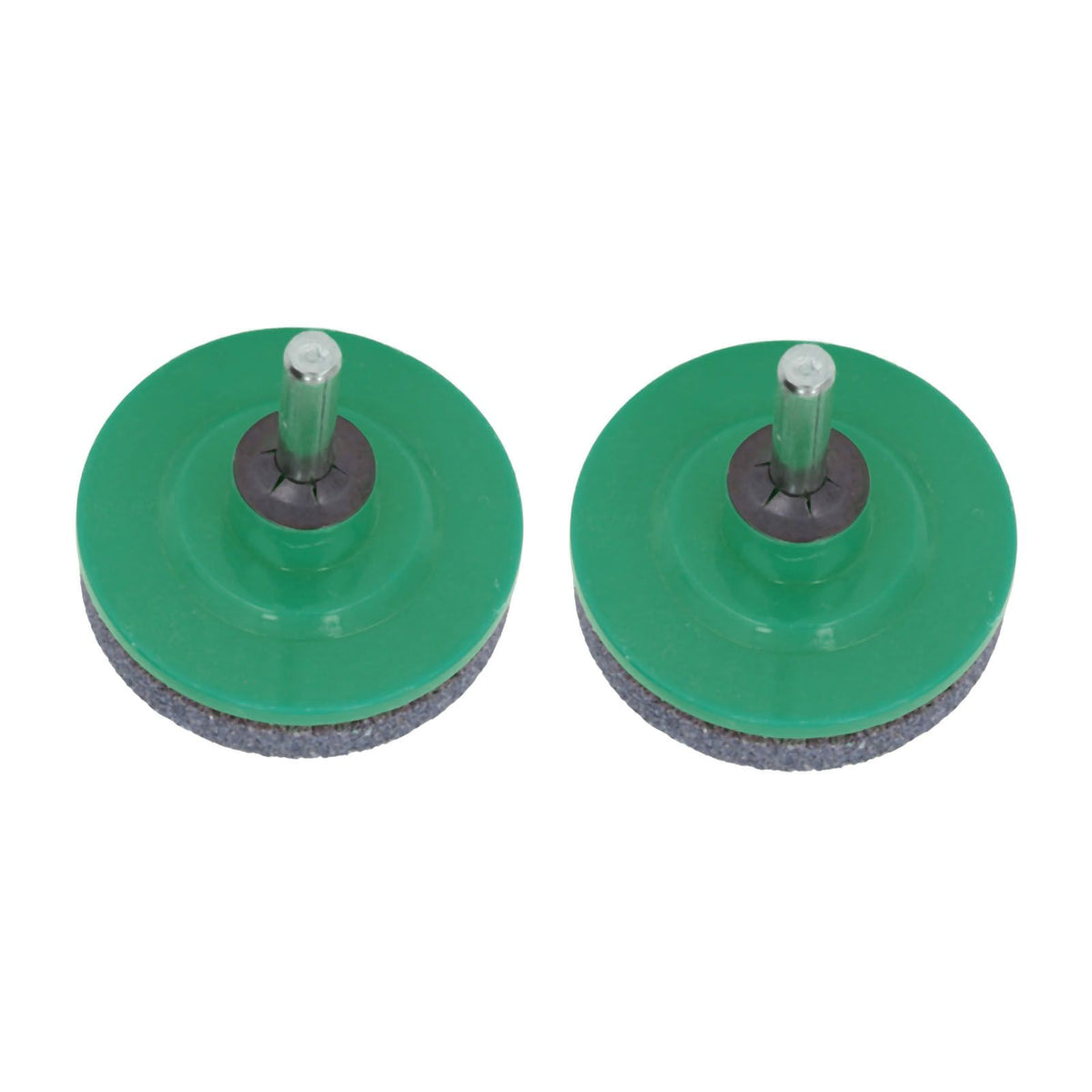 2Pcs Lawn Mower Blade Sharpener Stainless Steel ABS Drill Blade Accessories for Garden Courtyard Green