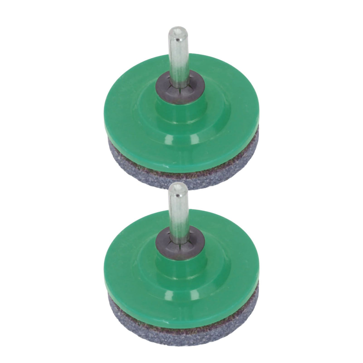 2Pcs Lawn Mower Blade Sharpener Stainless Steel ABS Drill Blade Accessories for Garden Courtyard Green