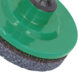 2Pcs Lawn Mower Blade Sharpener Stainless Steel ABS Drill Blade Accessories for Garden Courtyard Green - Extra Image