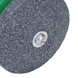 2Pcs Lawn Mower Blade Sharpener Stainless Steel ABS Drill Blade Accessories for Garden Courtyard Green