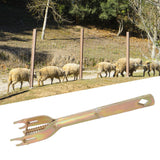 Electric Fence Strainer Handle Steel Fence Tightener Tool for Husbandry Pasture Fence 33x5.5x3cm/12.99x2.17x1.18in - Extra Image