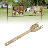 Electric Fence Strainer Handle Steel Fence Tightener Tool for Husbandry Pasture Fence 33x5.5x3cm/12.99x2.17x1.18in - Extra Image