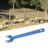 Electric Fence Strainer Handle Steel Fence Tightener Tool for Husbandry Pasture Fence 28.4x4.5x3cm/11.18x1.77x1.18in - Extra Image