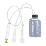 Manual Milking Machine 3000ml Effort Saving Operation Strong Durable PEC Portable Milking Kit for Home Milking Manual 3L for Cow - Rear View