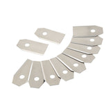 30PCS Stainless Steel Lawn Mower Blade Silver Weather Resistant Lawn Mower Replacement Blade for Husqvarna - Extra Image