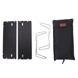 Outdoor Folding Table Aluminum Alloy Stainless Steel Black Portable Picnic Table for Camping Traveling Mountaineering