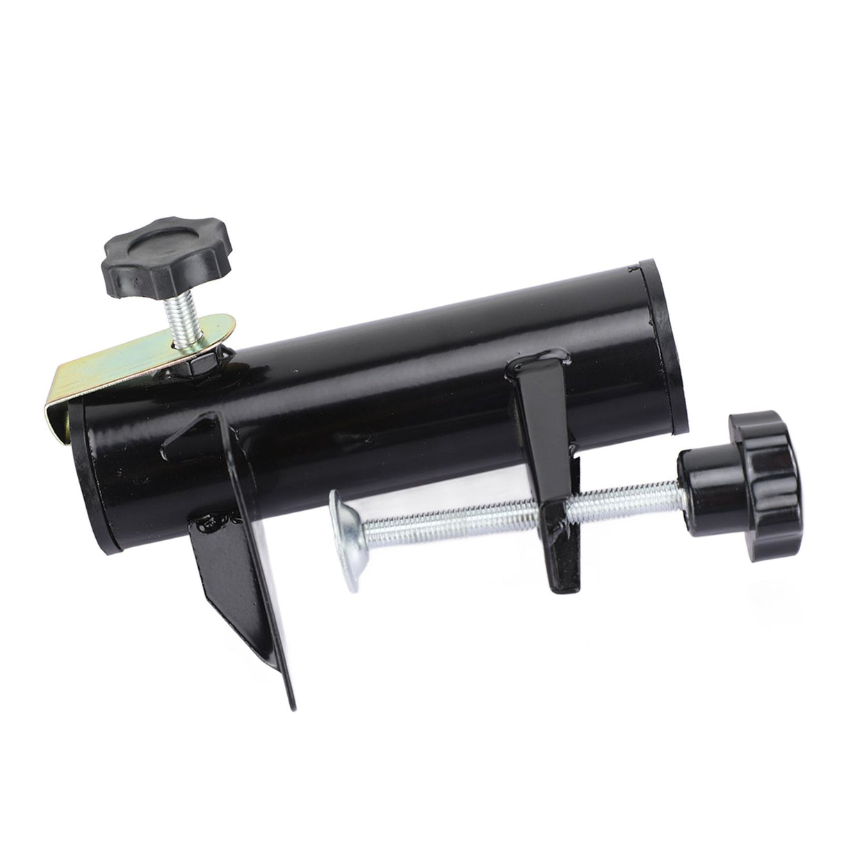 Umbrella Clamp Steel Outdoor Stable Umbrella Clip for Garden Yard Fishing Rod Black