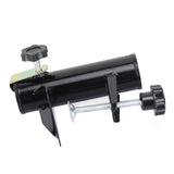 Umbrella Clamp Steel Outdoor Stable Umbrella Clip for Garden Yard Fishing Rod Black - Rear View