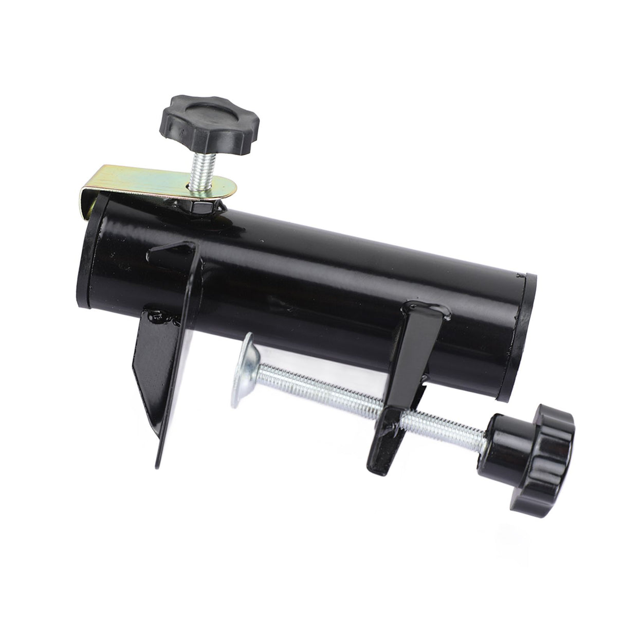 Umbrella Clamp Steel Outdoor Stable Umbrella Clip for Garden Yard Fishing Rod Black