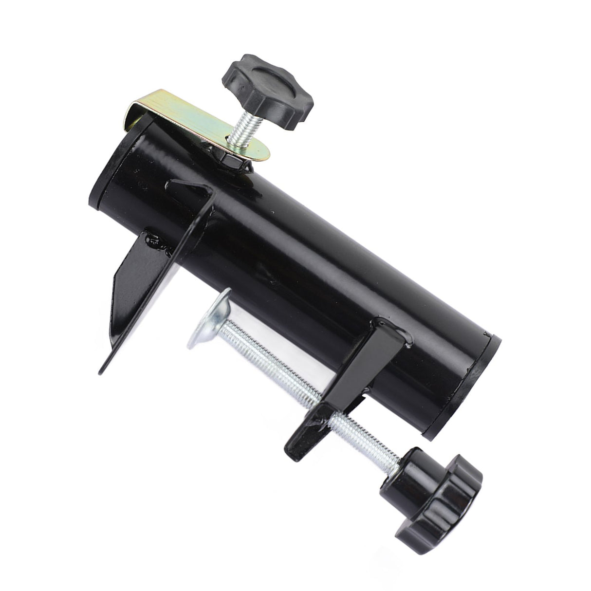 Umbrella Clamp Steel Outdoor Stable Umbrella Clip for Garden Yard Fishing Rod Black