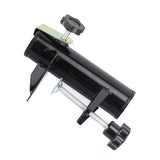 Umbrella Clamp Steel Outdoor Stable Umbrella Clip for Garden Yard Fishing Rod Black - Low Angle
