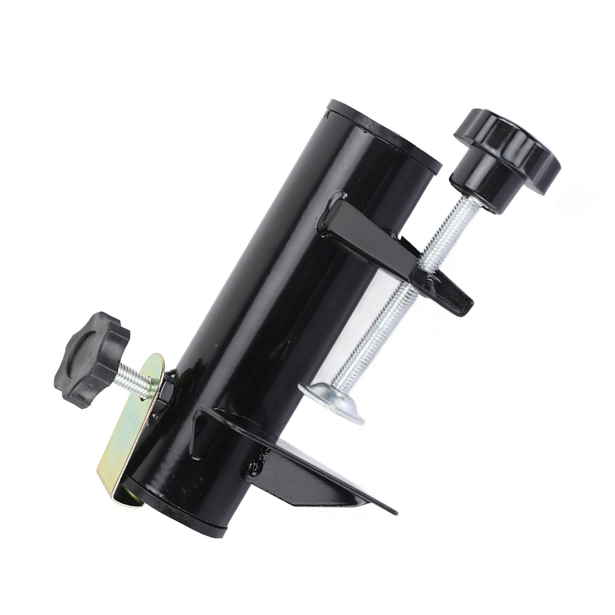 Umbrella Clamp Steel Outdoor Stable Umbrella Clip for Garden Yard Fishing Rod Black