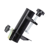 Umbrella Clamp Steel Outdoor Stable Umbrella Clip for Garden Yard Fishing Rod Black