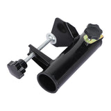 Umbrella Clamp Steel Outdoor Stable Umbrella Clip for Garden Yard Fishing Rod Black