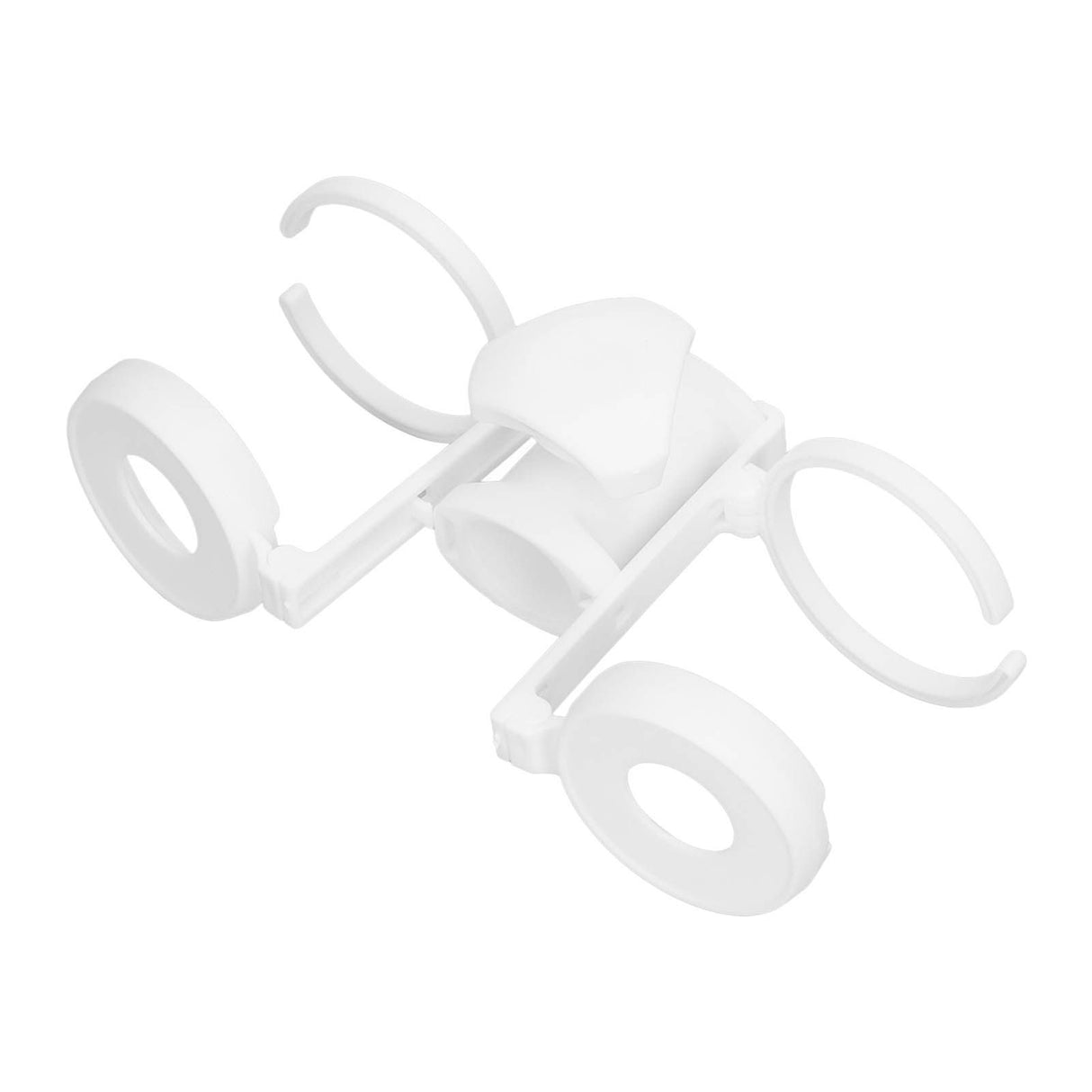 Beach Umbrella Cup Holder Lightweight Durable Sunumbrella Hanging Drink Holder for Beach Traveling White