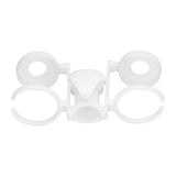 Beach Umbrella Cup Holder Lightweight Durable Sunumbrella Hanging Drink Holder for Beach Traveling White