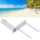 Portable Beach Umbrella Stake Heavy Duty Aluminium Alloy Sand Anchor for Outdoor Garden Yard