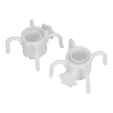 2Pcs Plastic Beach Umbrella Hanging Hook Umbrella Hanger 4 Prong Towel Hat Sunglasses Holder White - Extra Image