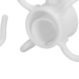 2Pcs Plastic Beach Umbrella Hanging Hook Umbrella Hanger 4 Prong Towel Hat Sunglasses Holder White - Extra Image
