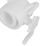 2Pcs Plastic Beach Umbrella Hanging Hook Umbrella Hanger 4 Prong Towel Hat Sunglasses Holder White