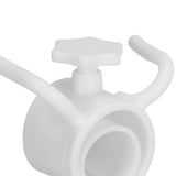 2Pcs Plastic Beach Umbrella Hanging Hook Umbrella Hanger 4 Prong Towel Hat Sunglasses Holder White