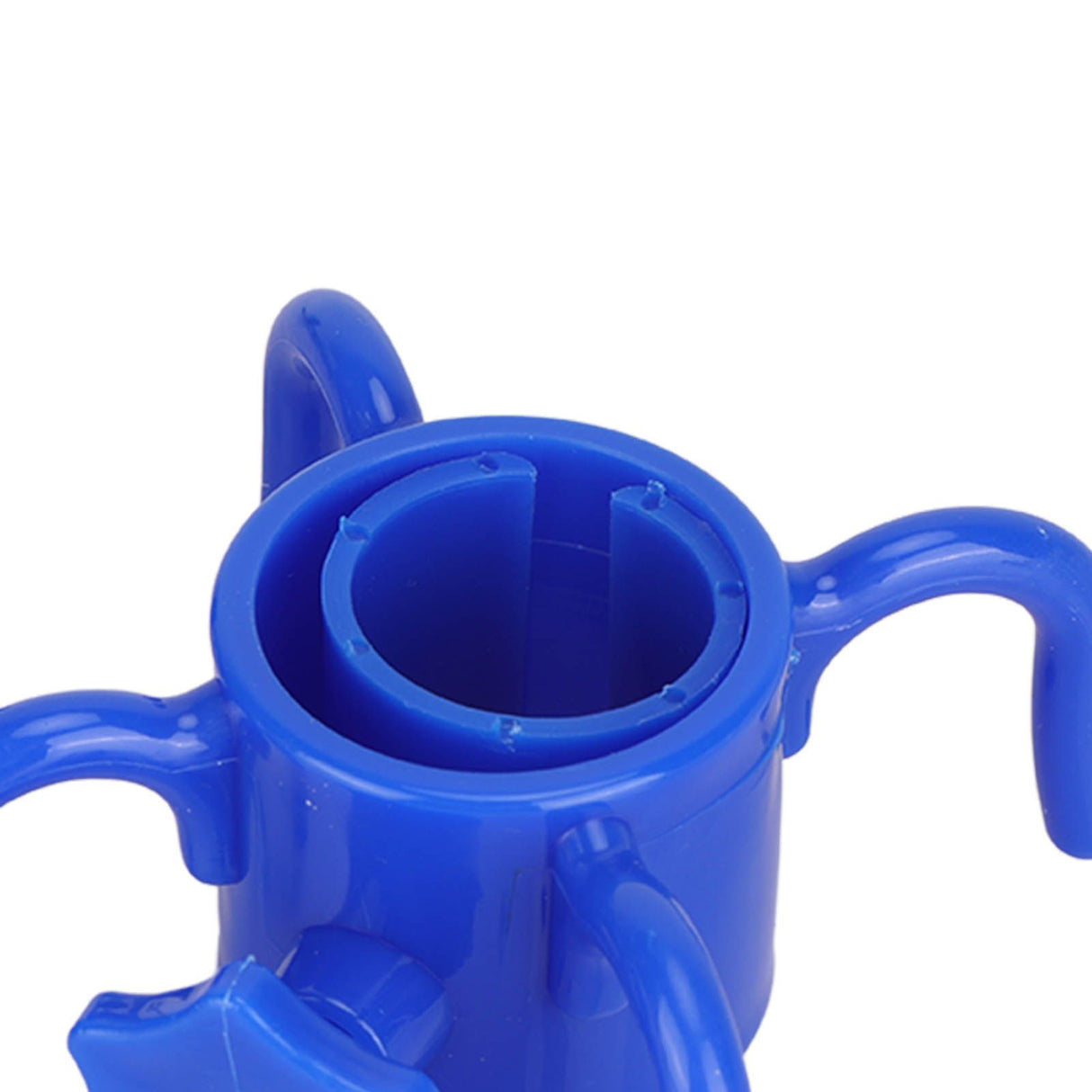 2Pcs Plastic Beach Umbrella Hanging Hook Umbrella Hanger 4 Prong Towel Hat Sunglasses Holder Blue