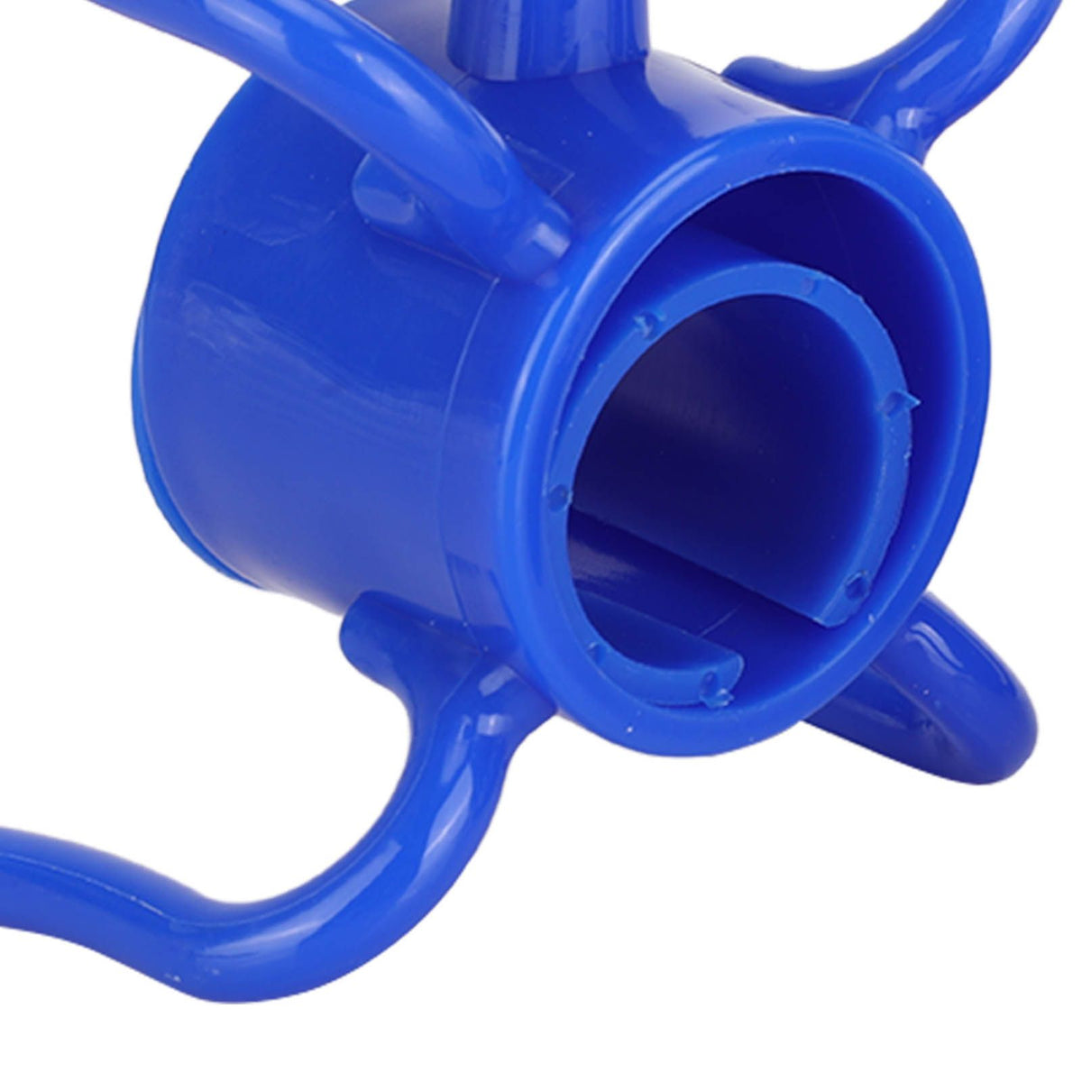 2Pcs Plastic Beach Umbrella Hanging Hook Umbrella Hanger 4 Prong Towel Hat Sunglasses Holder Blue