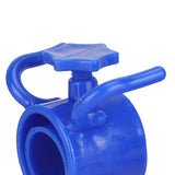 2Pcs Plastic Beach Umbrella Hanging Hook Umbrella Hanger 4 Prong Towel Hat Sunglasses Holder Blue