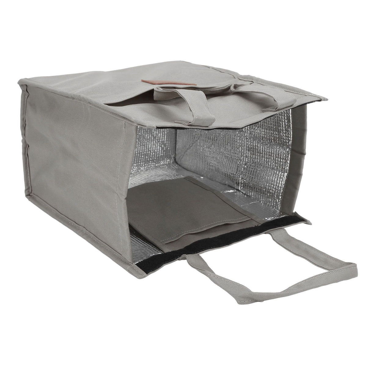 Aluminum Foil Simple Thermal Insulation Lunch Box Bag Oxford Cloth Large Capacity Thickened Bento Bag Grey