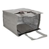 Aluminum Foil Simple Thermal Insulation Lunch Box Bag Oxford Cloth Large Capacity Thickened Bento Bag Grey