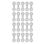 20Pcs Sunshade Net Clip Round Shade Cloth Clips Greenhouse Film Fixing Clamp for Tent Greenhouse Accessories