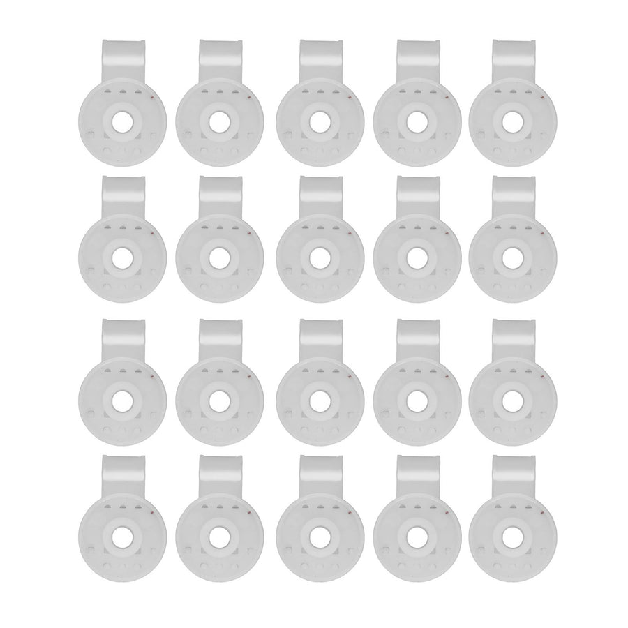 20Pcs Sunshade Net Clip Round Shade Cloth Clips Greenhouse Film Fixing Clamp for Tent Greenhouse Accessories