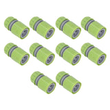 10pcs G1/2 Thread Gardening Water Hose Quick Connector Nipple Kit Water Pipe Irrigations Thread Joint System for Watering - Top-Down View