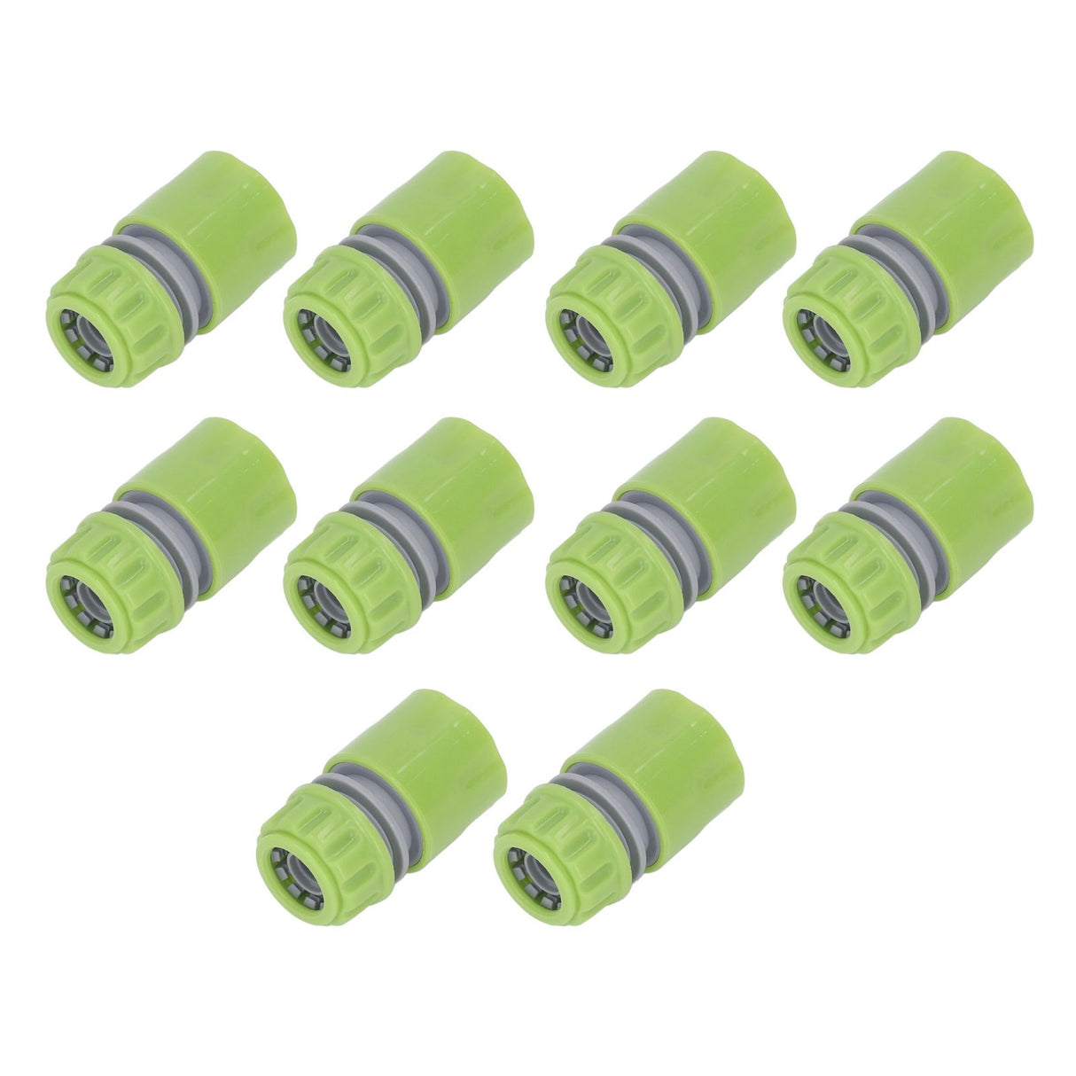 10pcs G1/2 Thread Gardening Water Hose Quick Connector Nipple Kit Water Pipe Irrigations Thread Joint System for Watering