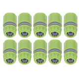 10pcs G1/2 Thread Gardening Water Hose Quick Connector Nipple Kit Water Pipe Irrigations Thread Joint System for Watering - Rear View