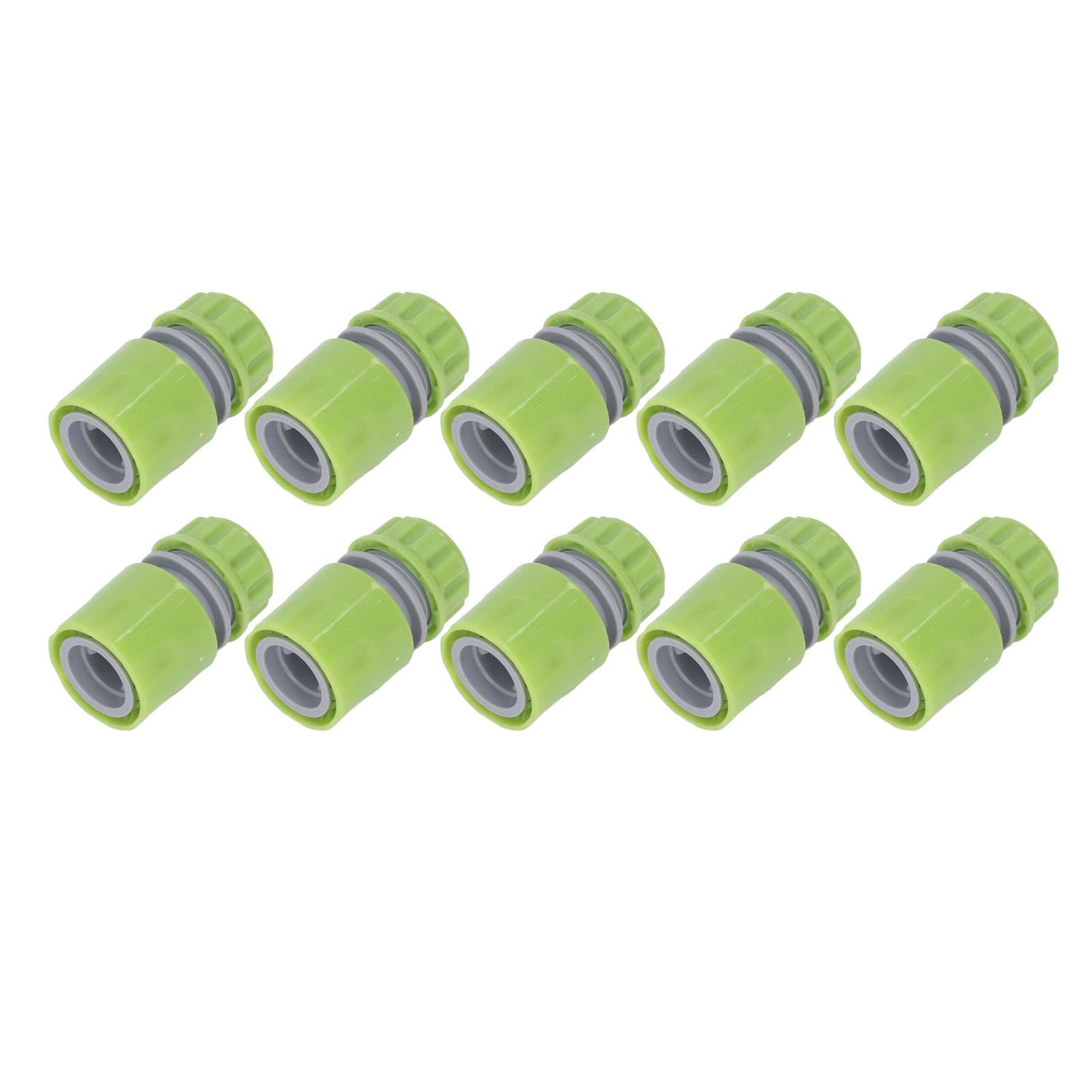 10pcs G1/2 Thread Gardening Water Hose Quick Connector Nipple Kit Water Pipe Irrigations Thread Joint System for Watering