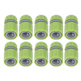 10pcs G1/2 Thread Gardening Water Hose Quick Connector Nipple Kit Water Pipe Irrigations Thread Joint System for Watering