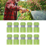 10pcs G1/2 Thread Gardening Water Hose Quick Connector Nipple Kit Water Pipe Irrigations Thread Joint System for Watering - Extra Image