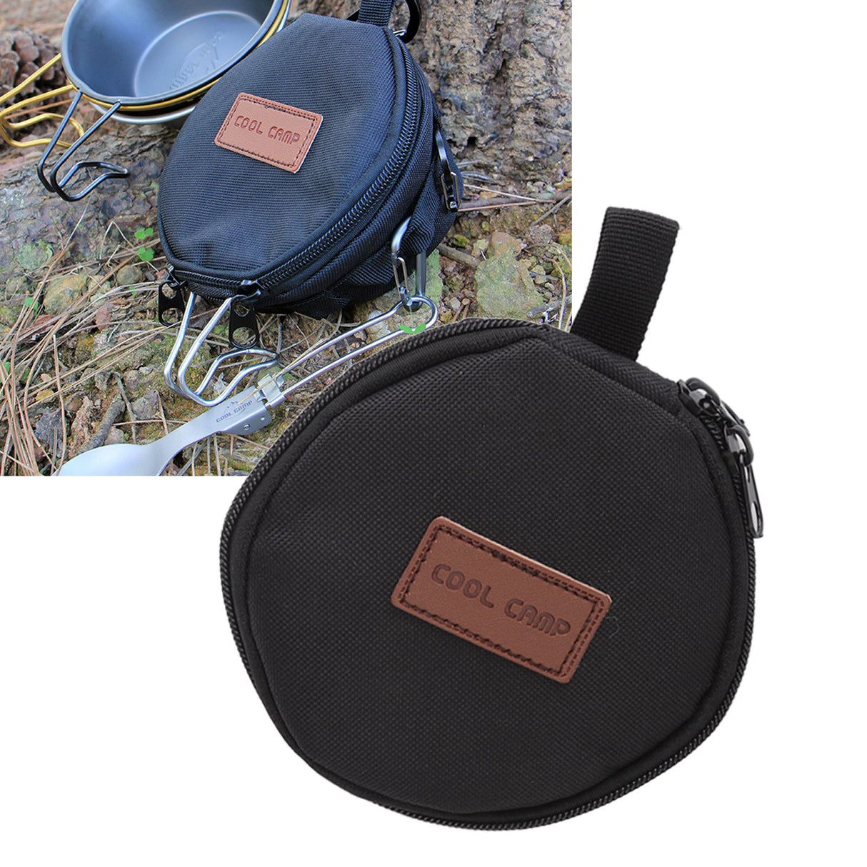 Camping Skillet Bag Large Capacity Lightweight Portable Camping Cookware Storage Bag for Outdoor Camping Picnic