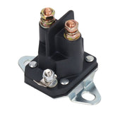 3 Pole Universal Starter Solenoid 12 V 435097 Start Solenoid for MTD 109946 146154 T1200 Lawn Mower - Side View