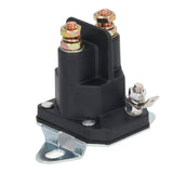 3 Pole Universal Starter Solenoid 12 V 435097 Start Solenoid for MTD 109946 146154 T1200 Lawn Mower - 45-Degree Angle