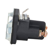 3 Pole Universal Starter Solenoid 12 V 435097 Start Solenoid for MTD 109946 146154 T1200 Lawn Mower - Rear View