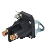 3 Pole Universal Starter Solenoid 12 V 435097 Start Solenoid for MTD 109946 146154 T1200 Lawn Mower - Low Angle