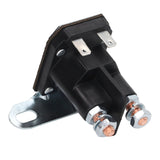 Starter Relay Solenoid Aluminum ABS Copper DC 12V Lawn Tractor Accessories for MTD 725 04439B - Low Angle