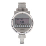 Solar Water Timer Smart Automatic Watering Irrigation Controller System with LCD Display Screen for Home Garden - Top-Down View