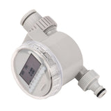 Solar Water Timer Smart Automatic Watering Irrigation Controller System with LCD Display Screen for Home Garden - Rear View