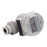 Solar Water Timer Smart Automatic Watering Irrigation Controller System with LCD Display Screen for Home Garden - Close-Up Angle