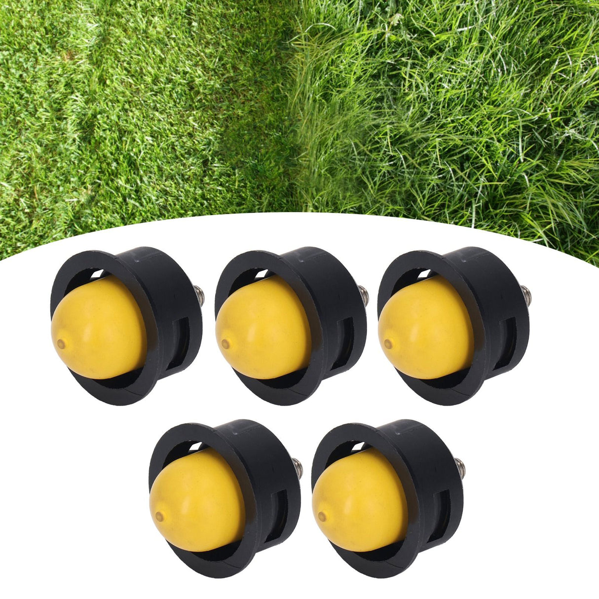 5Pcs Blower Carburetor Bottom Iron Primer Bulb for Fuxtec FX RM Series Lawn Mower Carburetor Primer Bulb